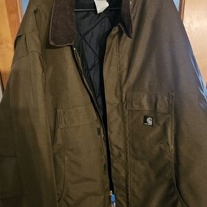 Carhartt Men's Jacket Drawstring Waist, Interior Pocket